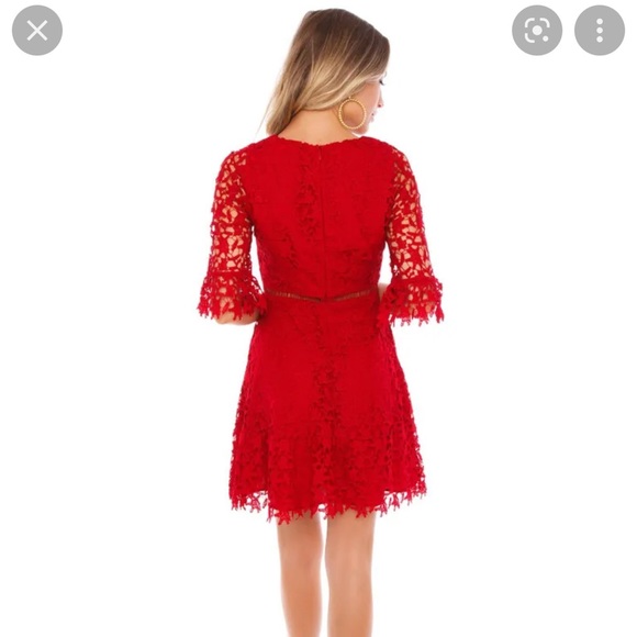 BB Dakota red lace dress - Picture 2 of 6